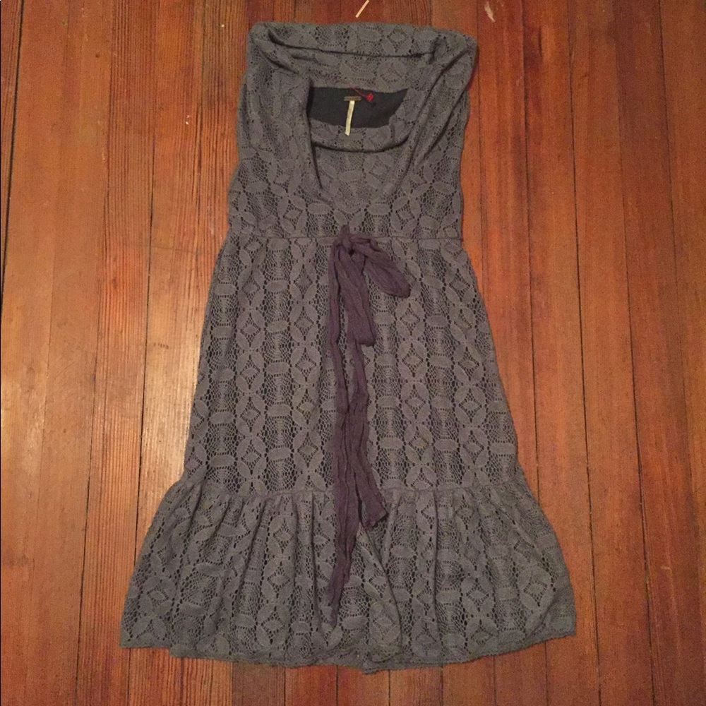 Free People Sleeveless Gray Dress Size 2